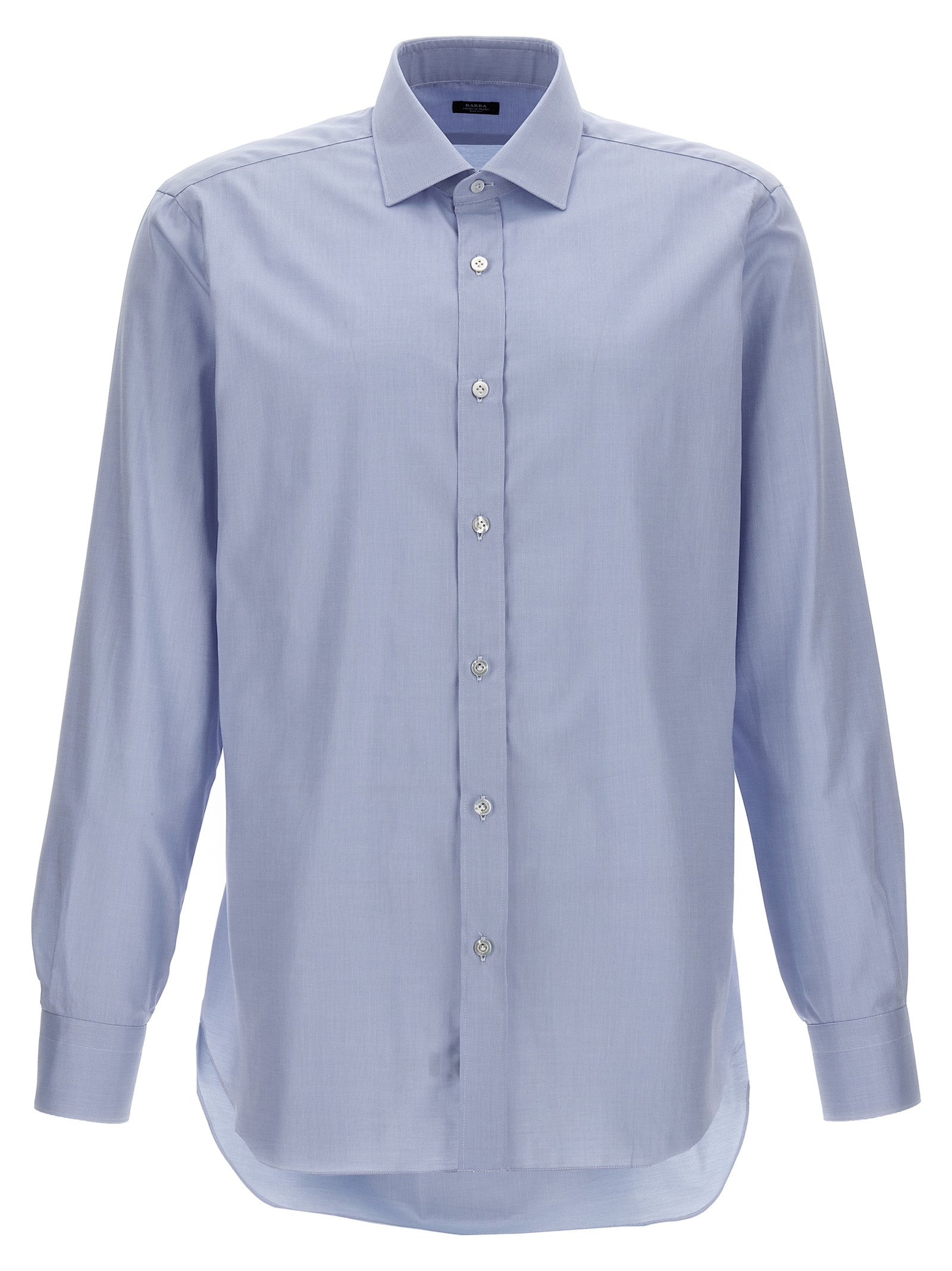 Barba Men's Textured Cotton Shirt