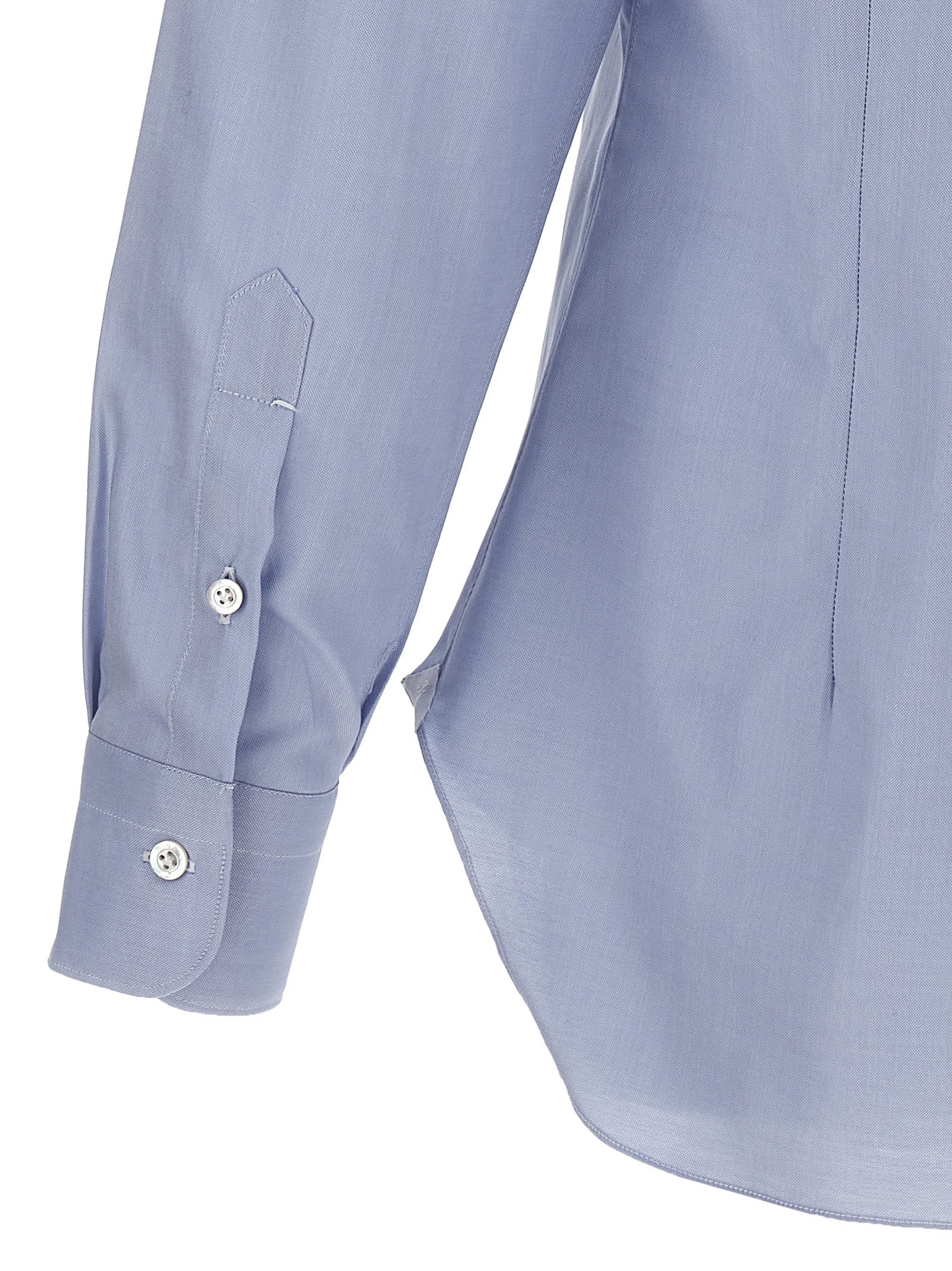 Barba Men's Textured Cotton Shirt