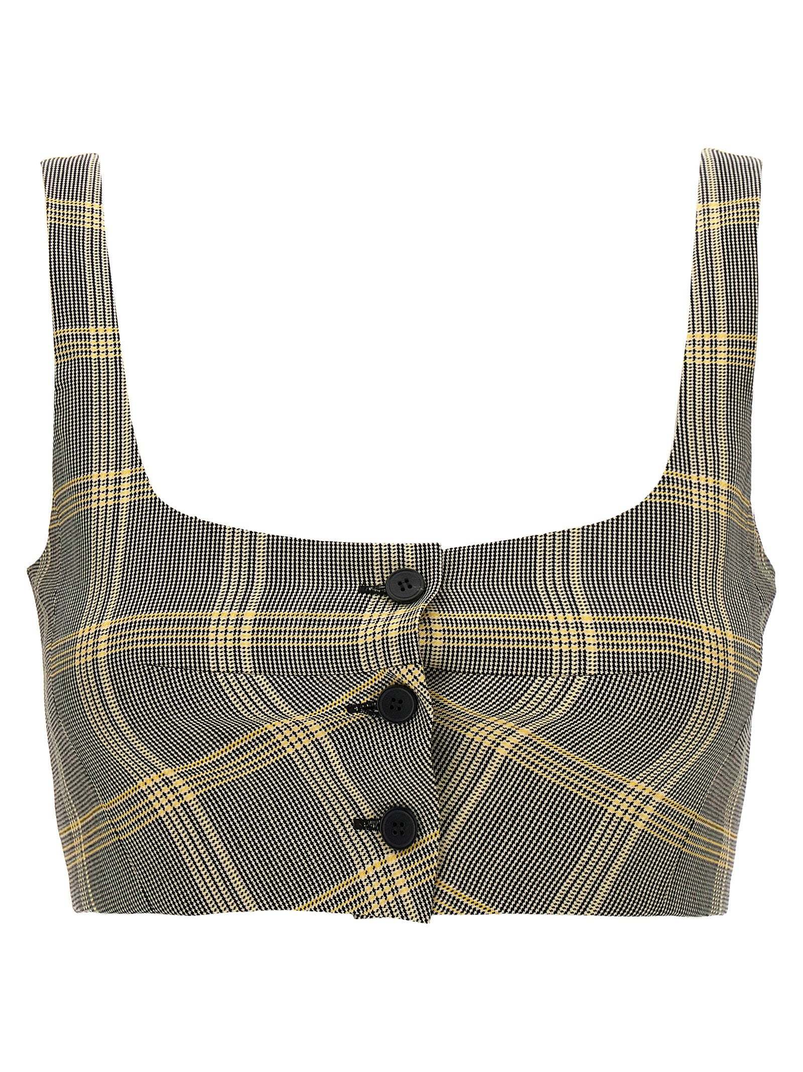 Marni Women's Top Cropped Check