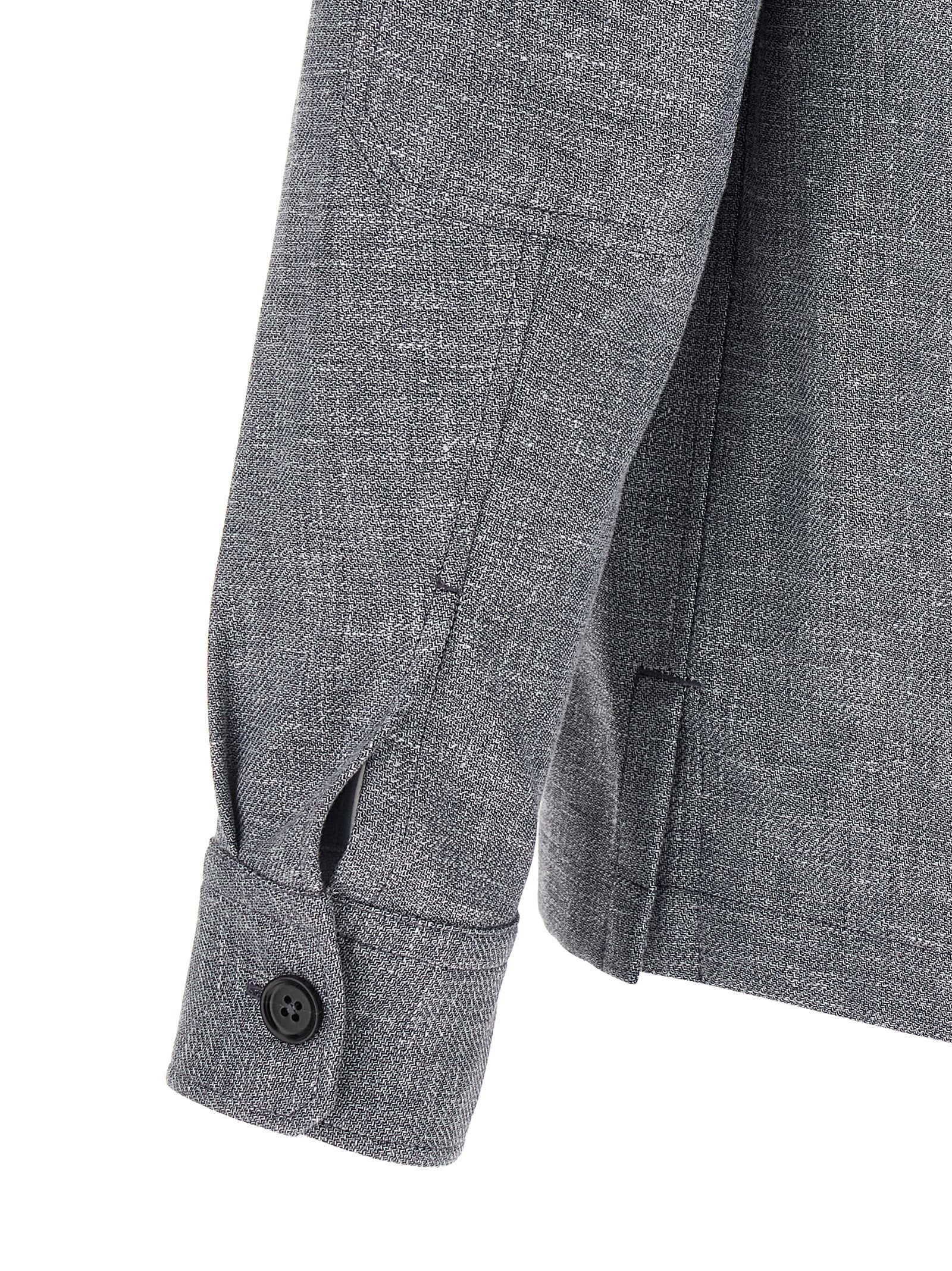 Zegna Men's Crossover Overshirt
