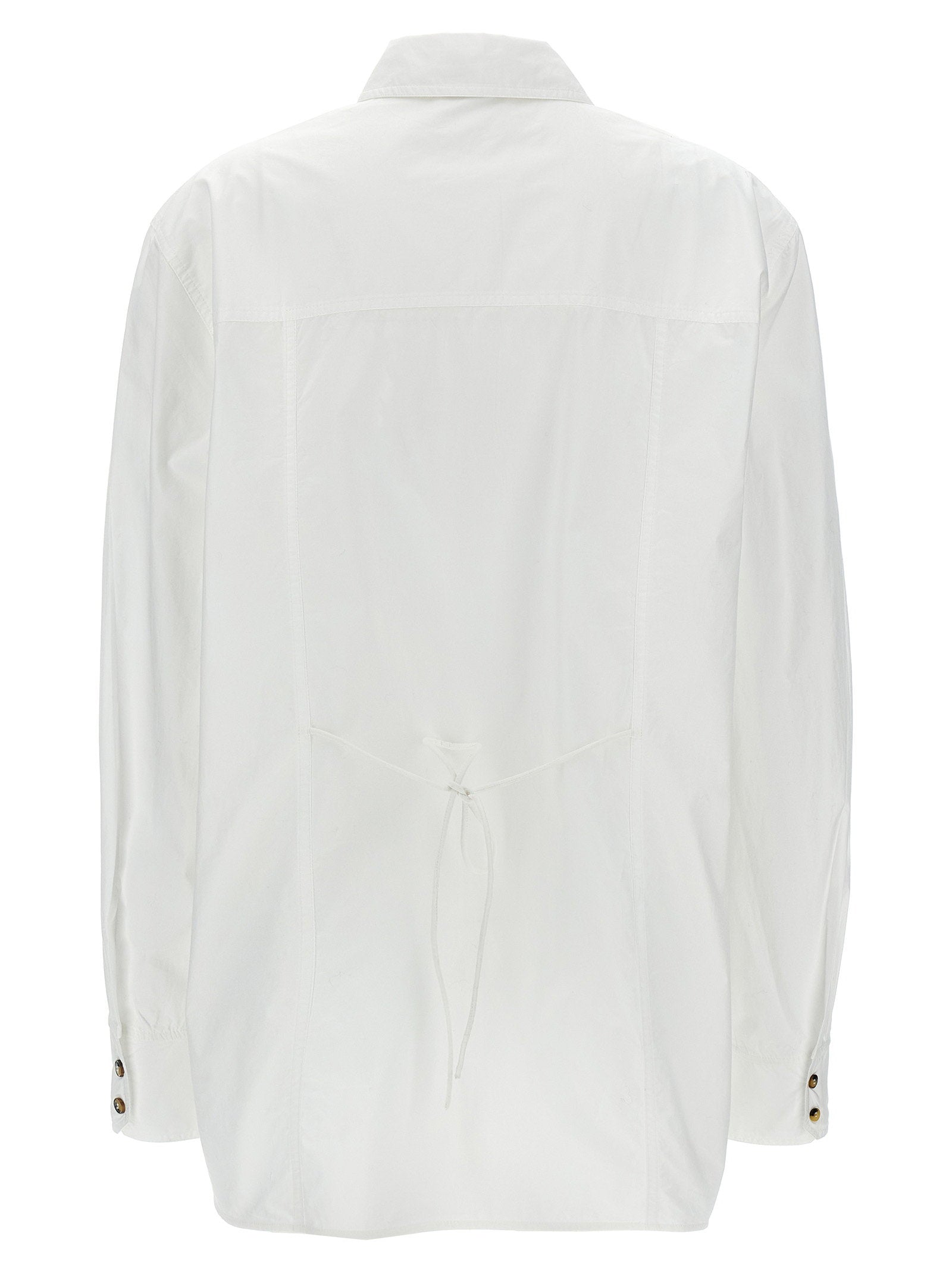 Ganni Women's Lace-Up Shirt