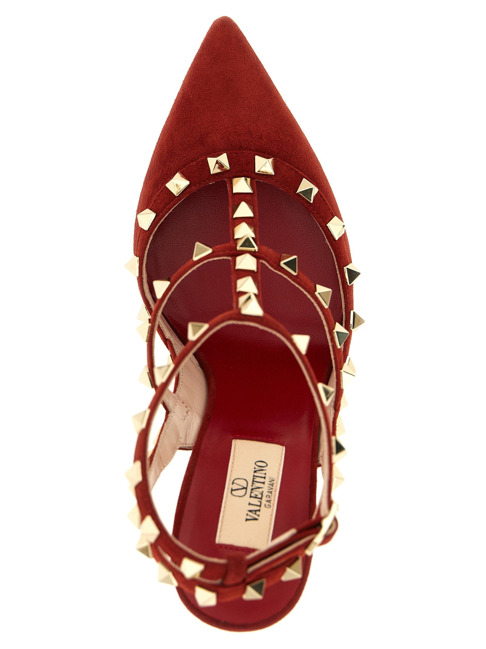 Valentino Garavani Women's Rockstudankle Strap Pumps