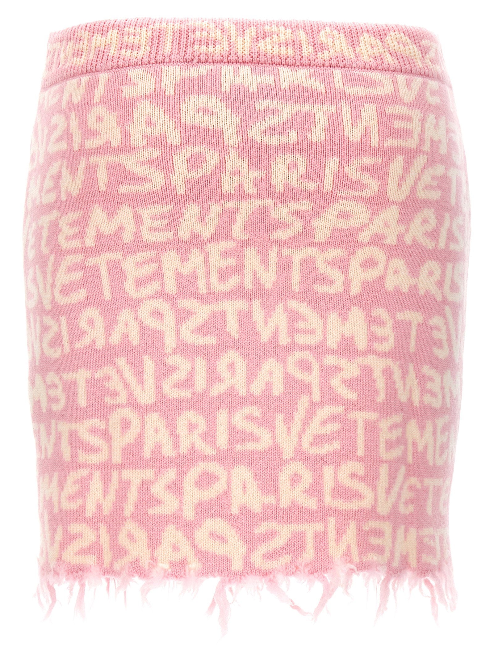 Vetements Women's Graffiti Monogram Skirt