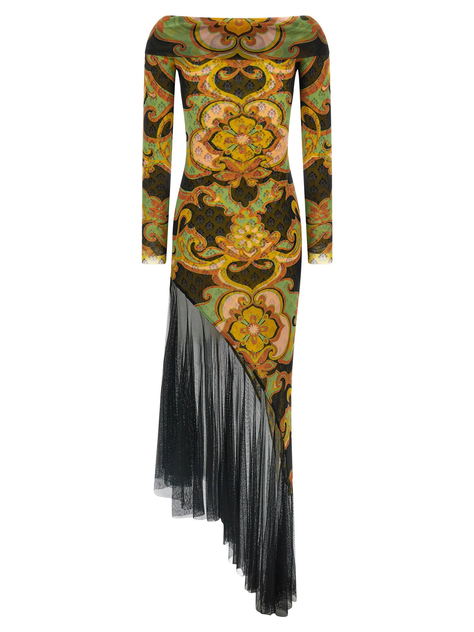 Etro Women's Asymmetric Double Layer Dress