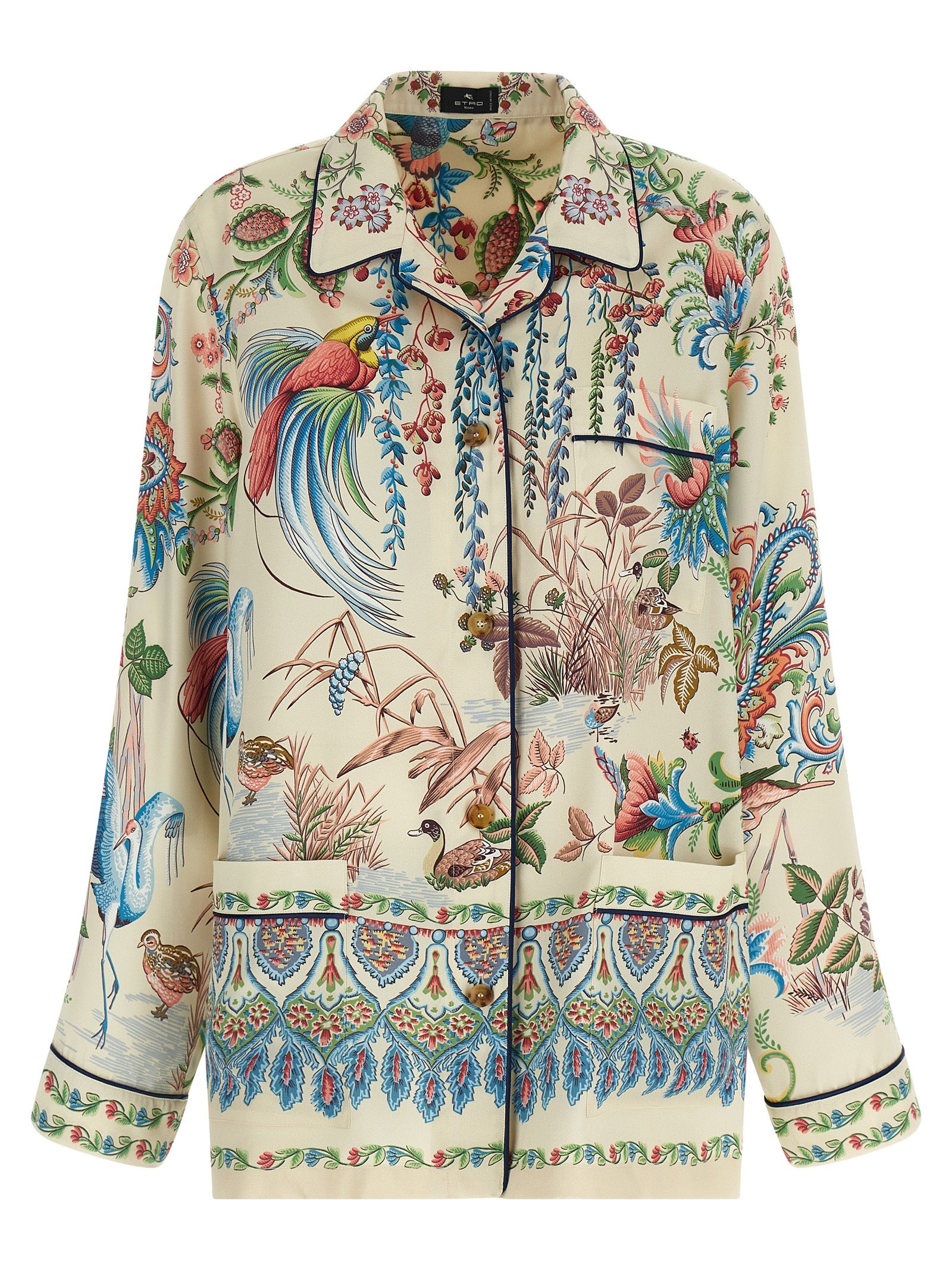Etro Women's Flora E Fauna Print Shirt
