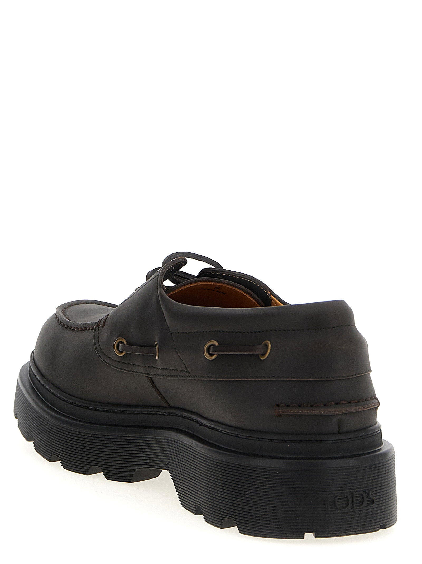 Tod's Men's Leather Boat Shoe