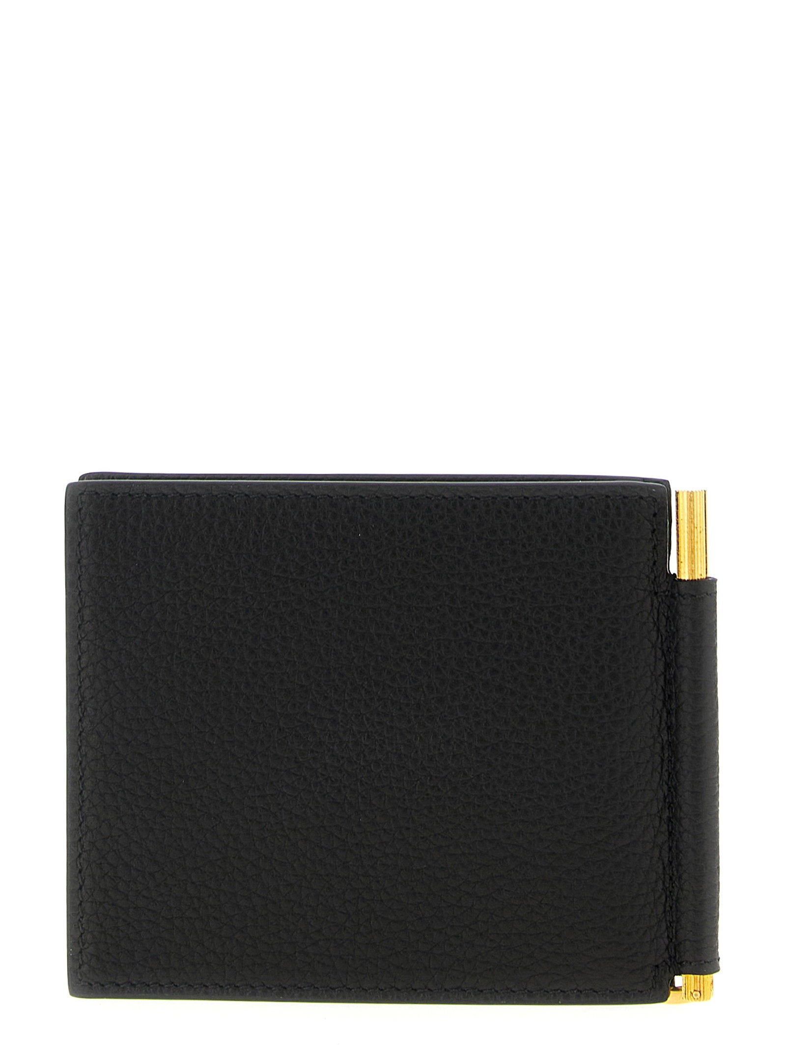 Tom Ford Men's Hammered Leather Card Holder