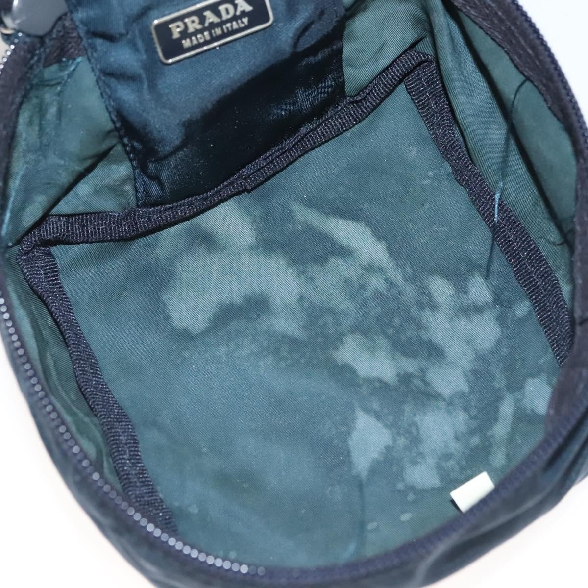 Prada Zip Around Toiletry Tessuto Navy Nylon Clutche & Pouche Bag (Pre-Owned)