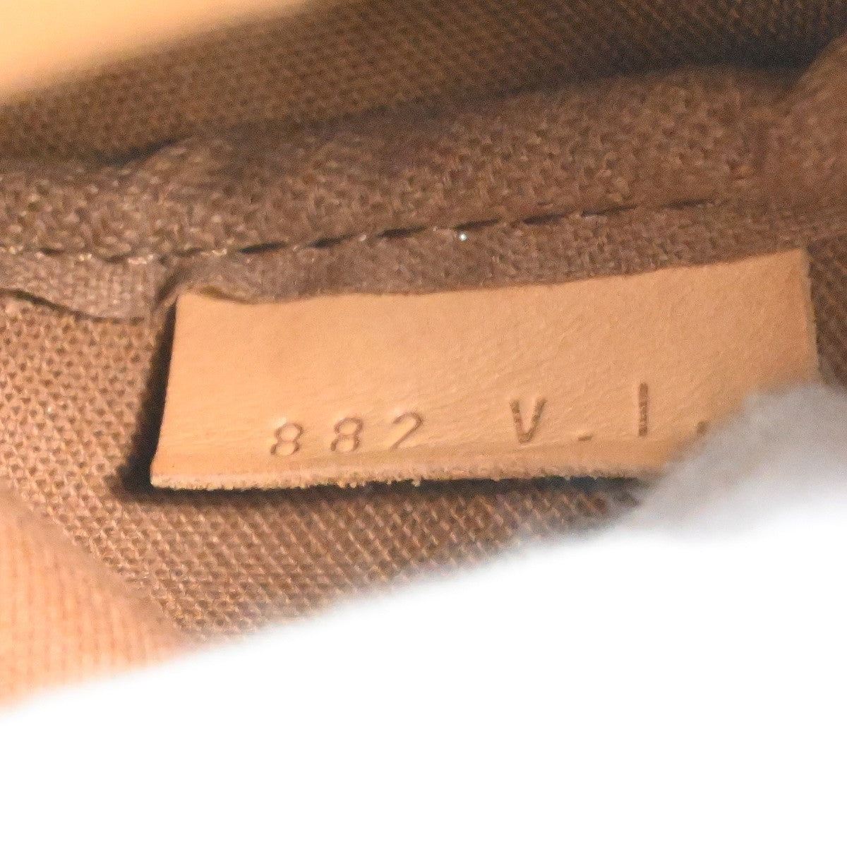 Louis Vuitton Saumur Monogram Canvas Brown Canvas Shoulder Bag Bag (Pre-Owned)