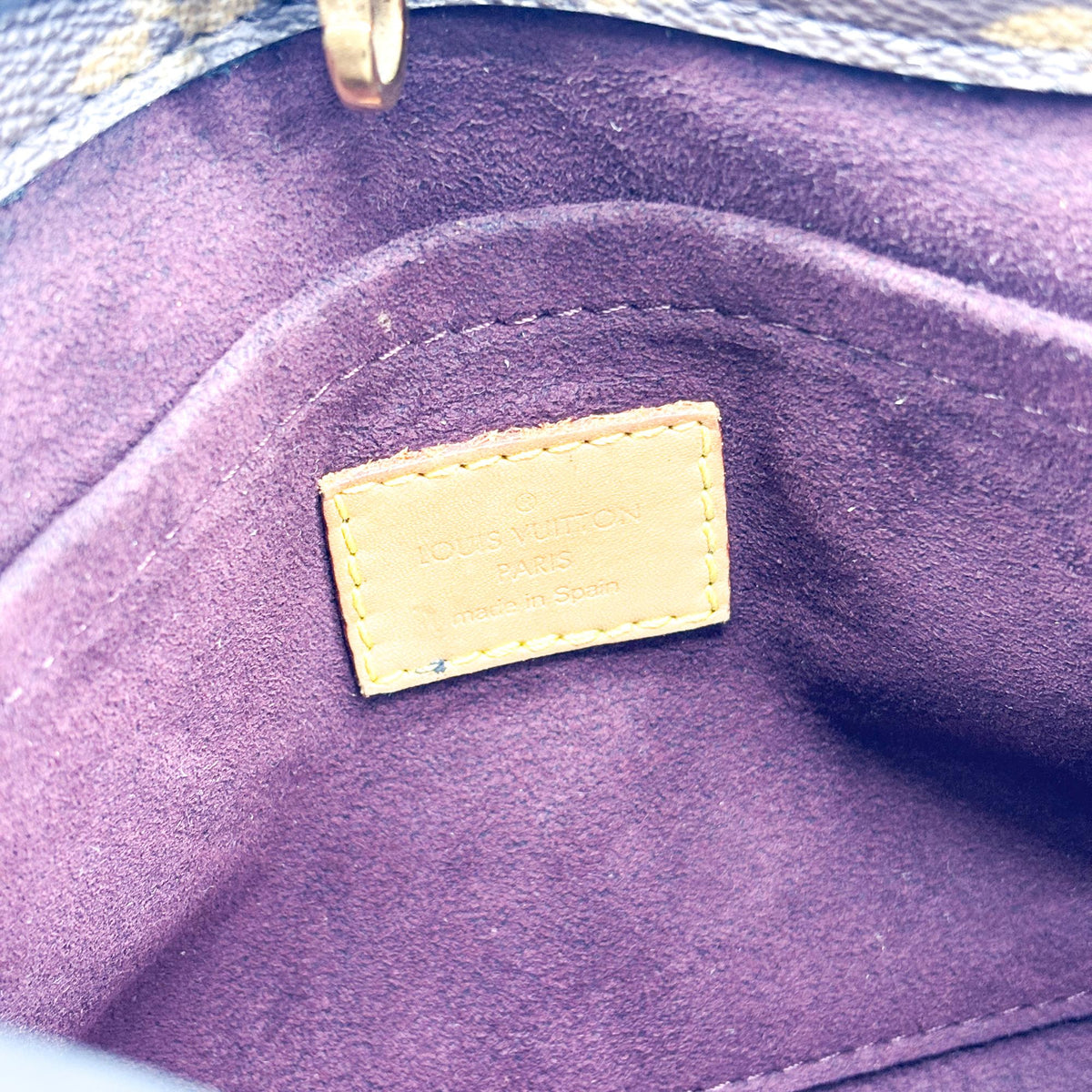 Louis Vuitton Montaigne Monogram Canvas Brown Canvas Handbag (Pre-Owned)