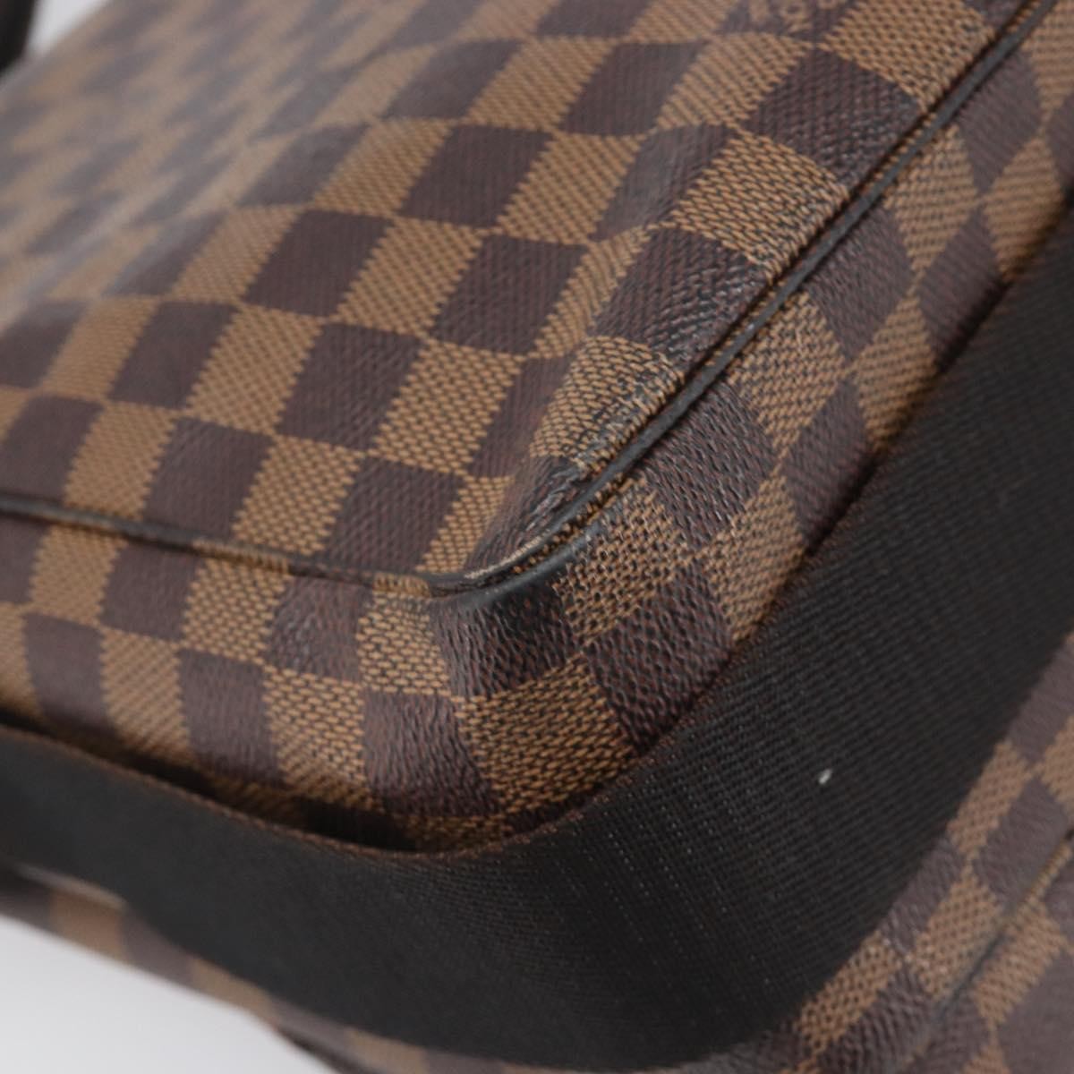 Louis Vuitton Broadway Damier Ebene Brown Canvas Shoulder Bag Bag (Pre-Owned)