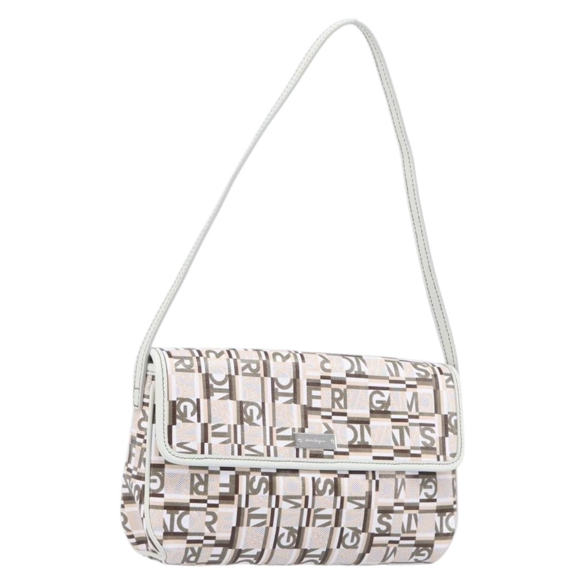 Salvatore Ferragamo Vintage Clutch Canvas Multicolour Canvas Clutche & Pouche Bag (Pre-Owned)