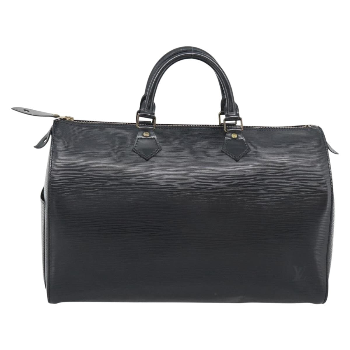 Louis Vuitton Speedy Epi Black Leather Handbag (Pre-Owned)