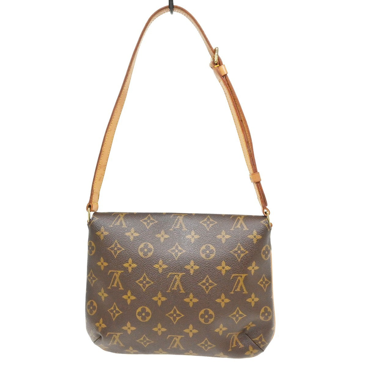 Louis Vuitton Musette Tango Monogram Canvas Brown Canvas Shoulder Bag Bag (Pre-Owned)