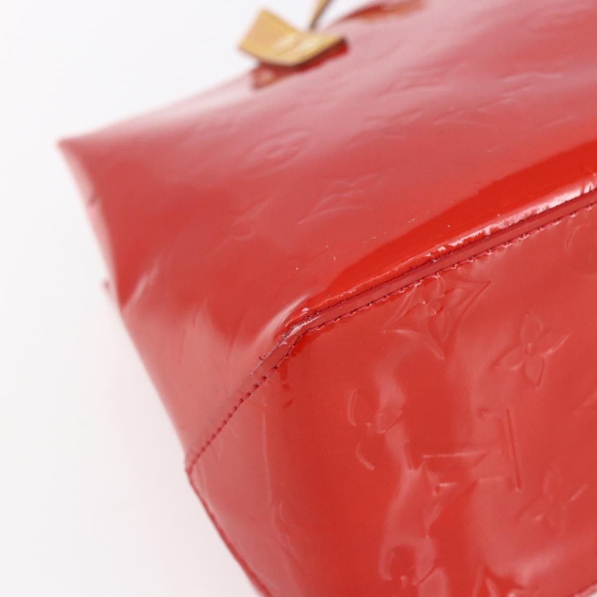Louis Vuitton Reade Monogram Vernis Red Patent_Leather Handbag (Pre-Owned)