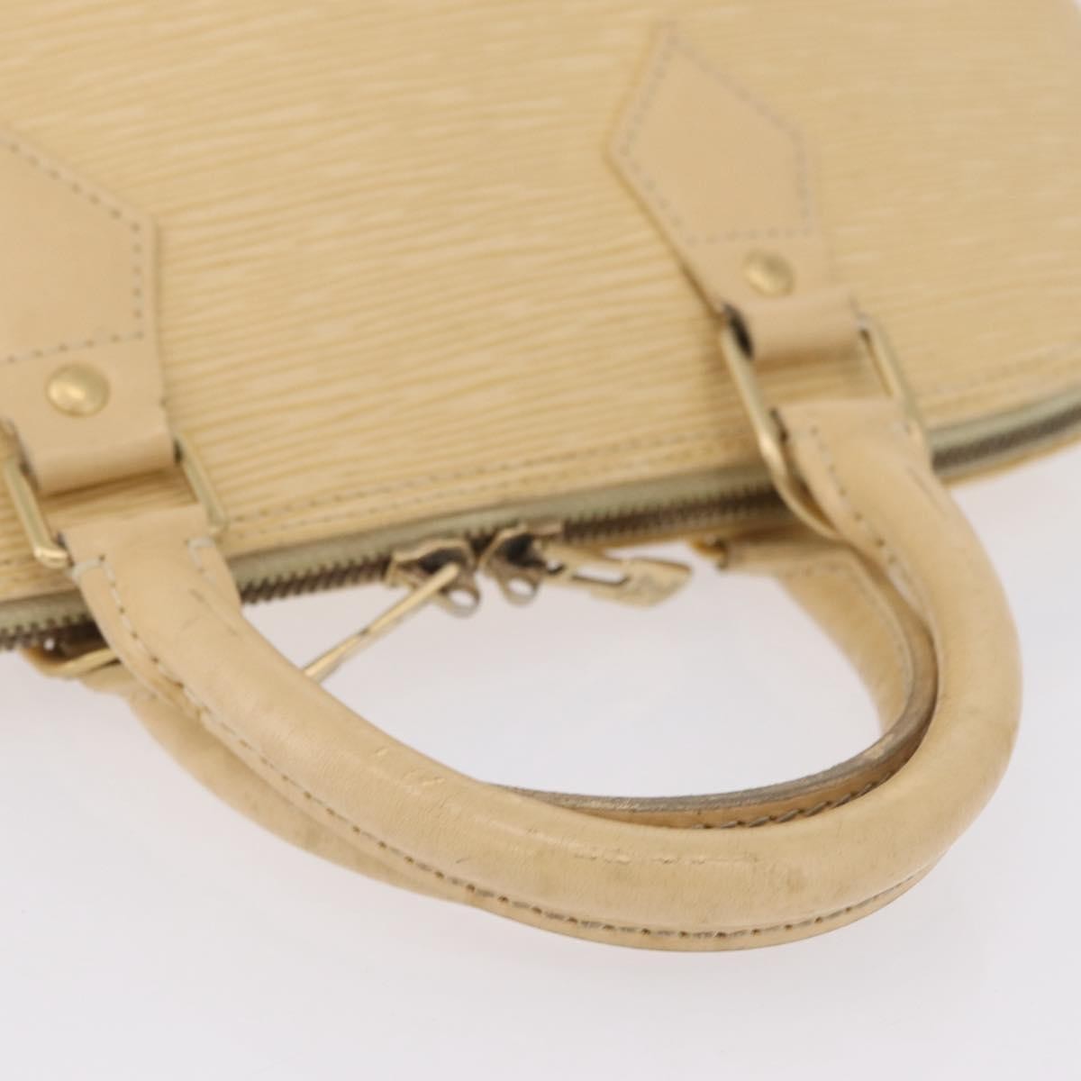 Louis Vuitton Alma Epi Leather Beige Leather Handbag (Pre-Owned)
