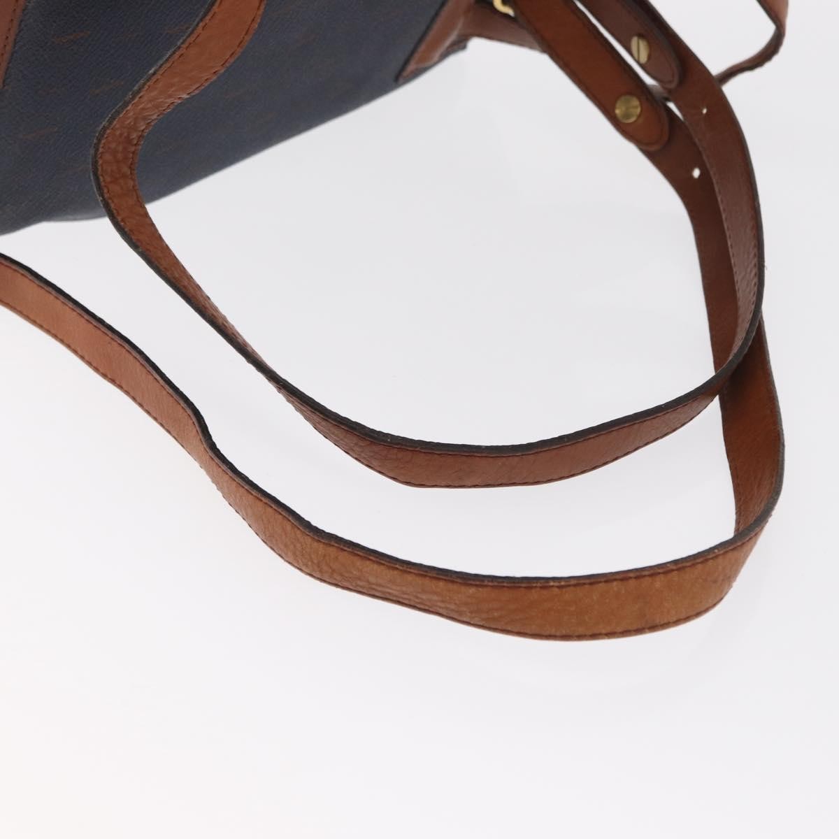 Valentino Garavani Vintage Leather Navy Leather Backpack Bag (Pre-Owned)