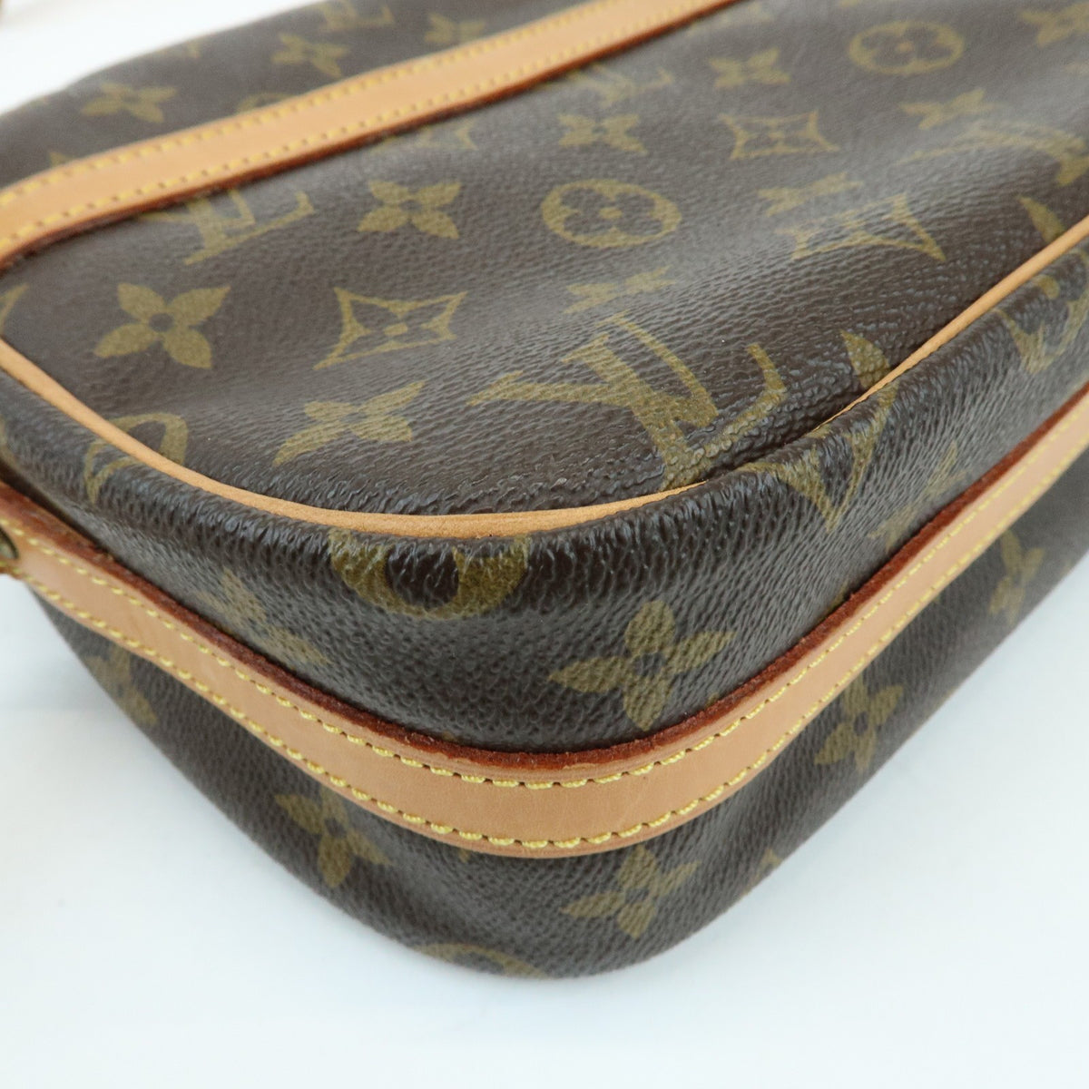 Louis Vuitton Senlis Monogram Canvas Brown Canvas Shoulder Bag Bag (Pre-Owned)