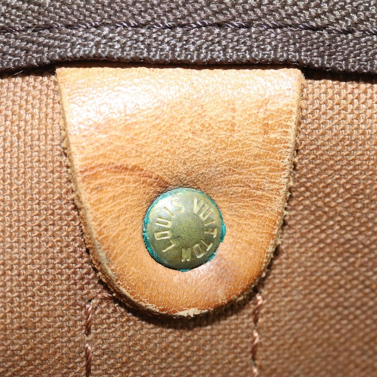 Louis Vuitton Keepall Monogram Canvas Brown Canvas Travel Bag Bag (Pre-Owned)