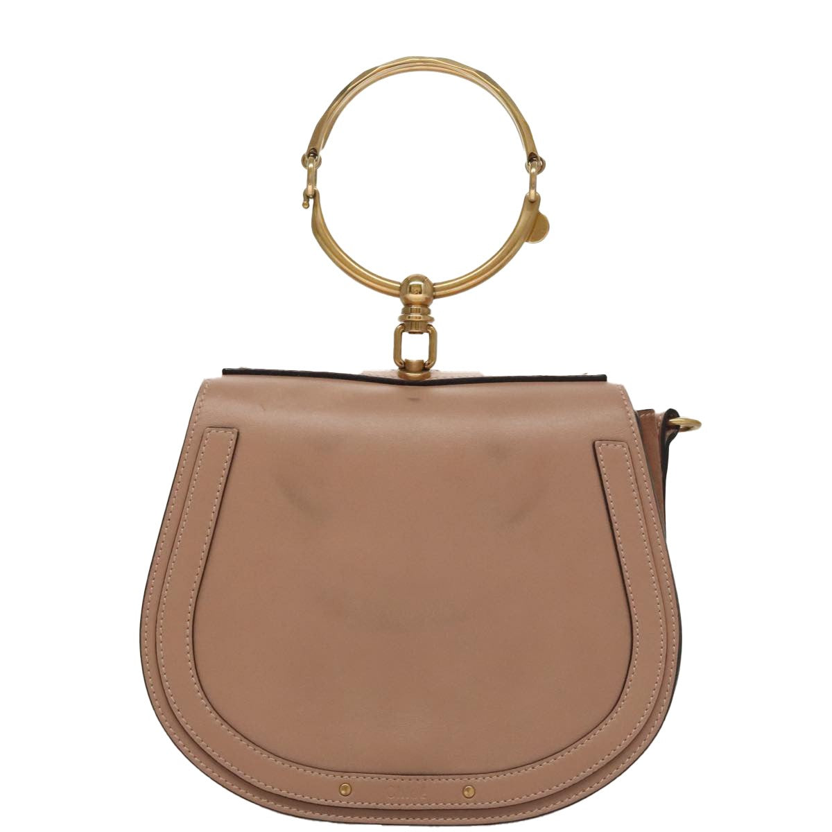 Chloe Nile Leather Pink Leather Handbag (Pre-Owned)