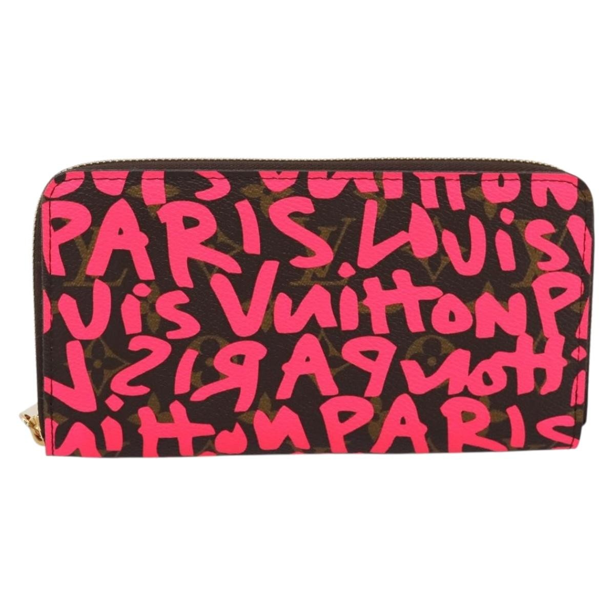 Louis Vuitton Zippy Limited Edition Monogram Graffiti Brown Canvas Wallets Accessory (Pre-Owned)