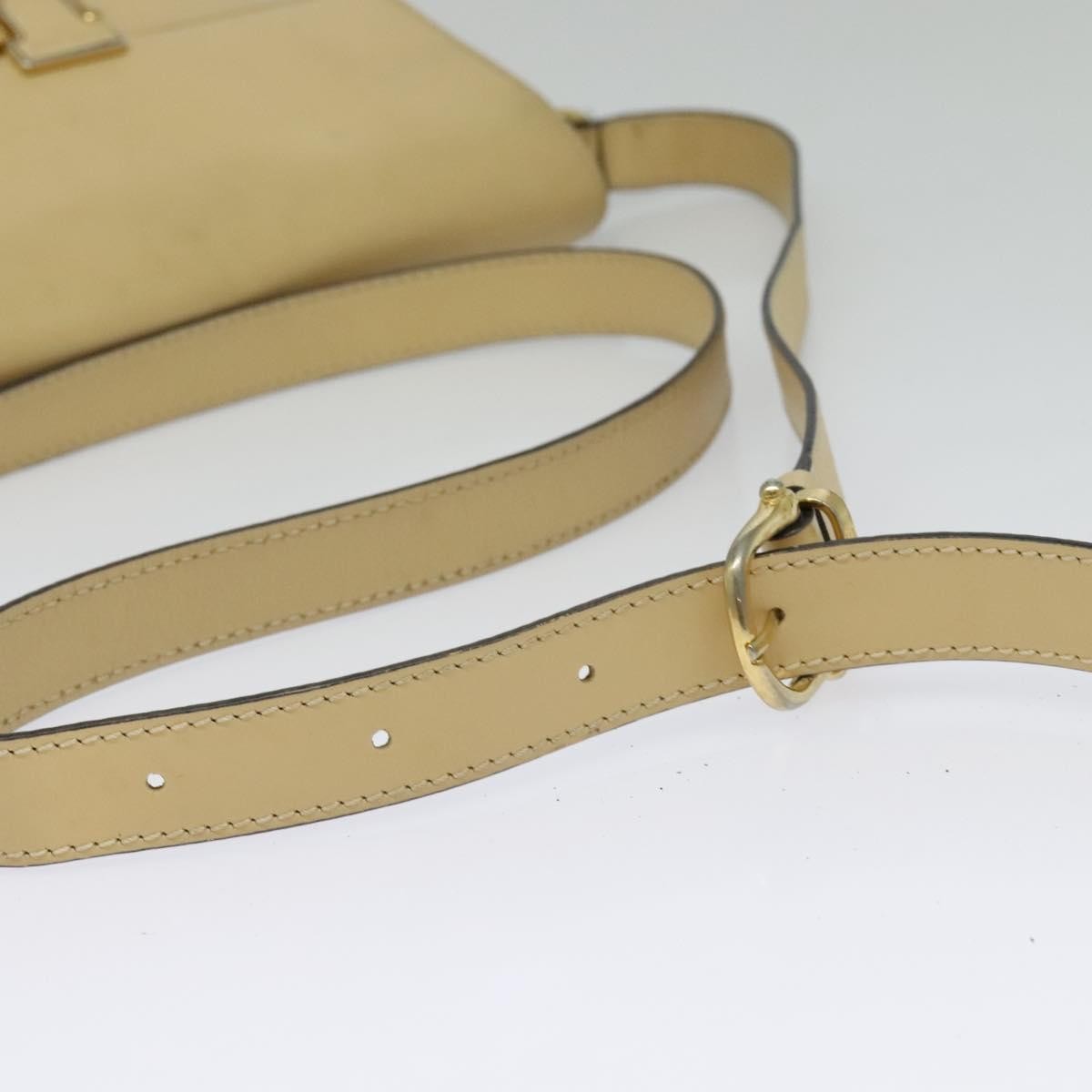 Celine Shoulder Leather Beige Leather Bag (Pre-Owned)