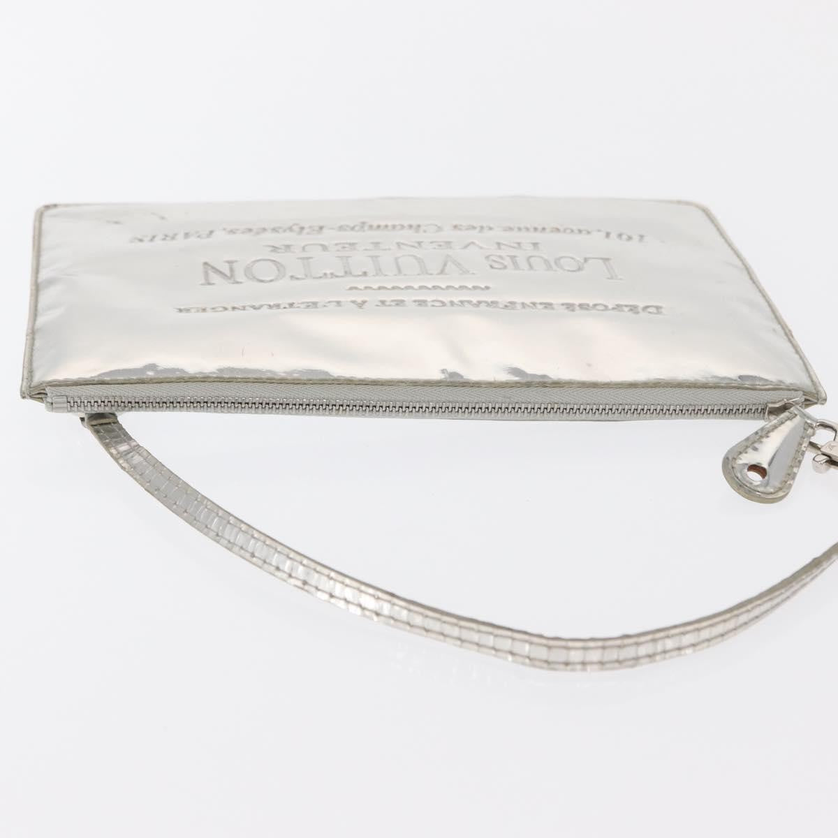 Louis Vuitton Pochette Clutch Monogram Miroir Pvc Silver Pvc Clutche & Pouche Bag (Pre-Owned)