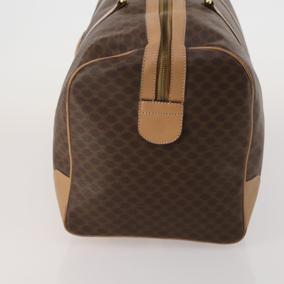 Celine Vintage Canvas Brown Canvas Travel Bag Bag (Pre-Owned)