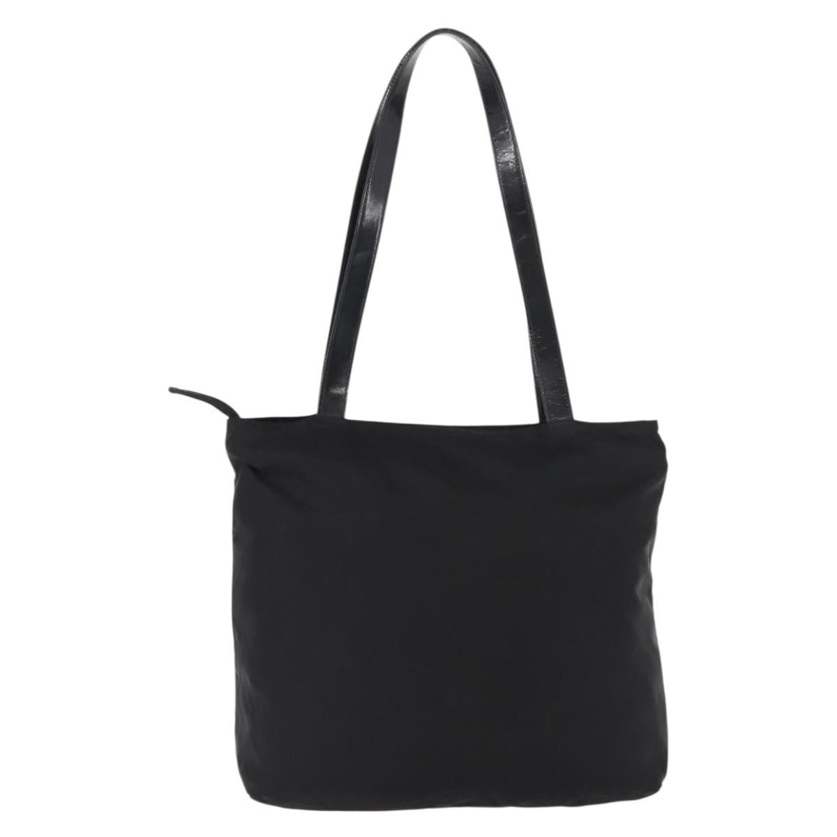 Celine Tote Nylon Black Nylon Tote Bag Bag (Pre-Owned)