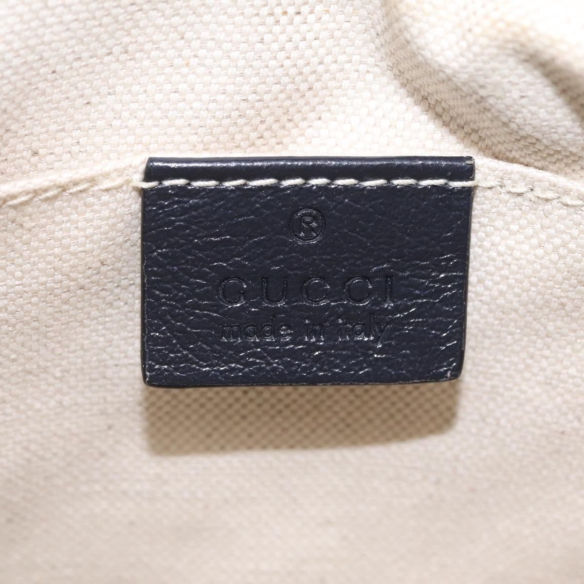 Gucci Gg Marmont Multicolor Diagonal Quilted Gg Canvas Blue Canvas Shoulder Bag Bag (Pre-Owned)