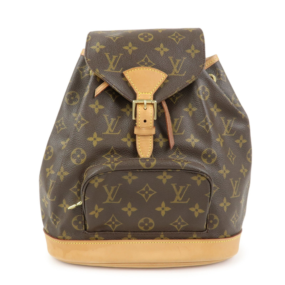 Louis Vuitton Vintage Montsouris Monogram Canvas Brown Canvas Backpack Bag (Pre-Owned)