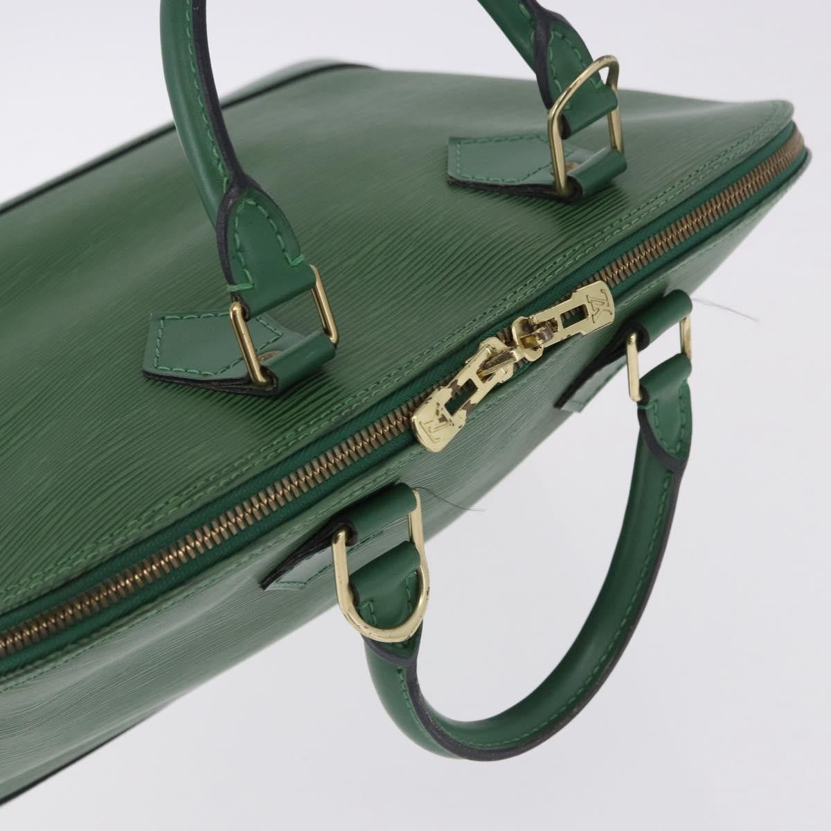 Louis Vuitton Alma Epi Green Leather Handbag (Pre-Owned)