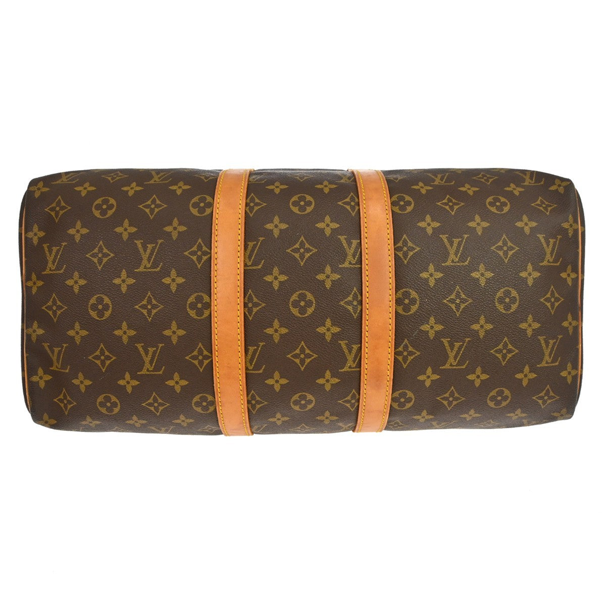 Louis Vuitton Keepall Monogram Canvas Brown Canvas Travel Bag Bag (Pre-Owned)