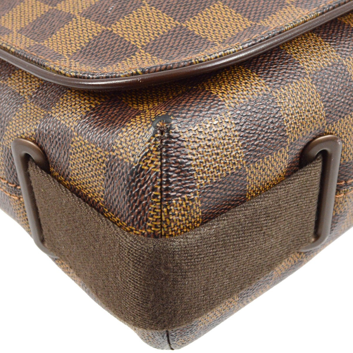 Louis Vuitton Brooklyn Damier Brown Canvas Handbag (Pre-Owned)