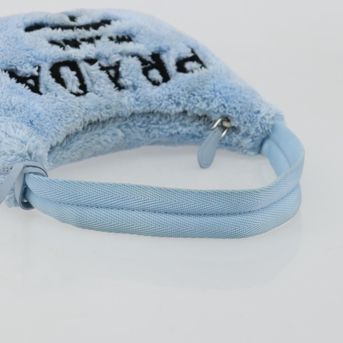 Prada Re-Edition 2000 Hobo Terry Cloth Blue Cloth Shoulder Bag Bag (Pre-Owned)