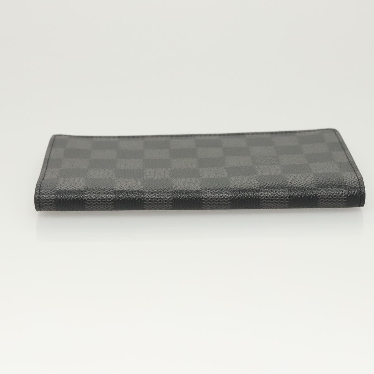 Louis Vuitton Brazza Long Bifold Damier Gray Canvas Wallets Accessory (Pre-Owned)