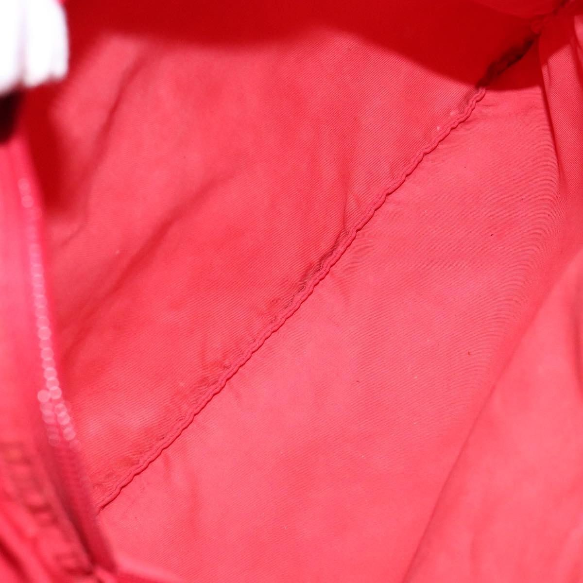 Prada Flat Messenger Tessuto Red Nylon Bag (Pre-Owned)