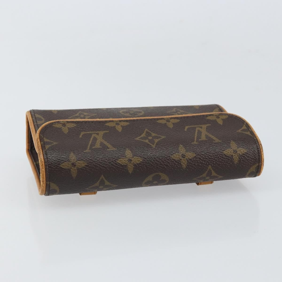 Louis Vuitton Florentine Waist Monogram Canvas Brown Canvas Clutche & Pouche Bag (Pre-Owned)