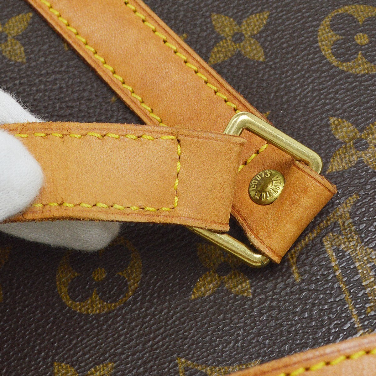 Louis Vuitton Babylone Monogram Canvas Brown Canvas Tote Bag Bag (Pre-Owned)