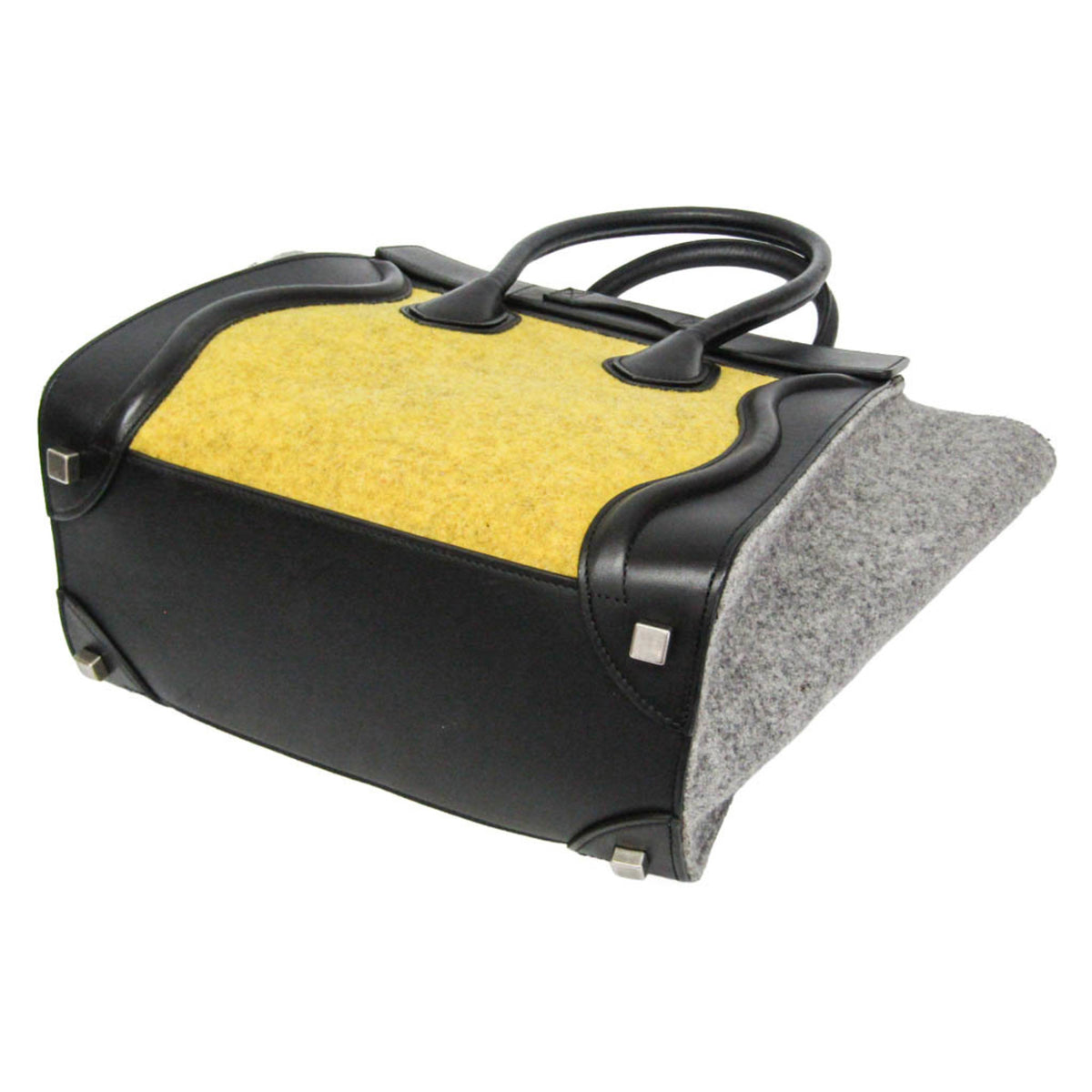 Celine Tricolor Luggage Felt Multicolour Leather Handbag (Pre-Owned)