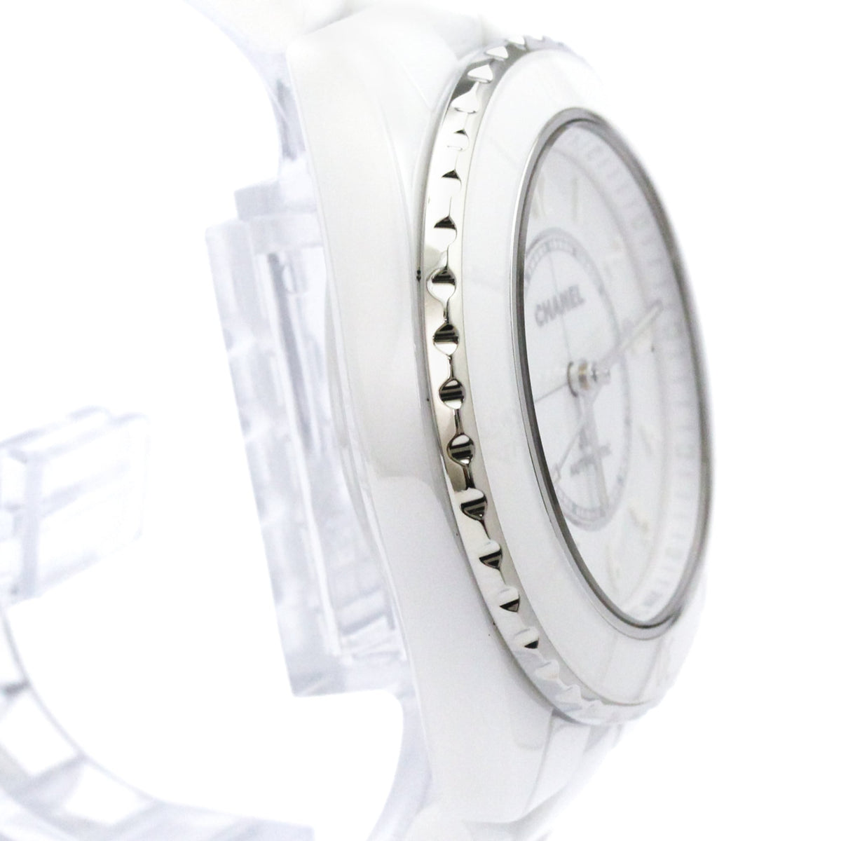 Chanel J12 Automatic Ceramic And Stainless Steel Watch (Pre-Owned)