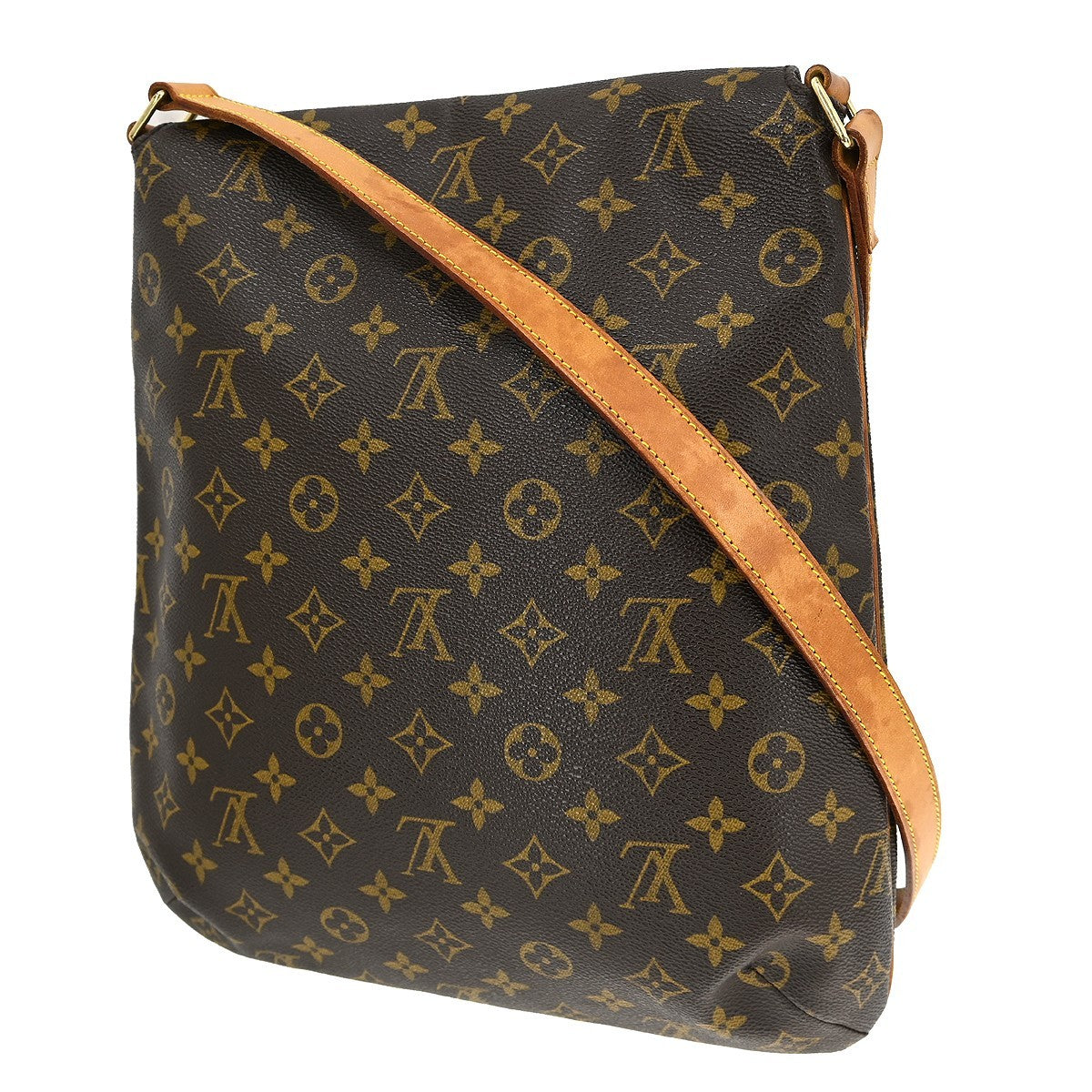Louis Vuitton Musette Salsa Monogram Canvas Brown Canvas Shoulder Bag Bag (Pre-Owned)