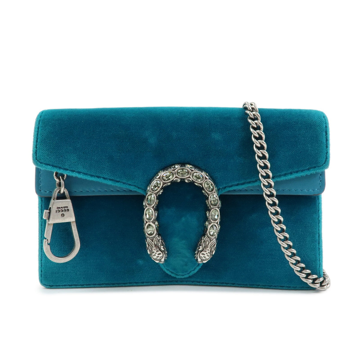 Gucci Dionysus Velvet Green Velvet Handbag (Pre-Owned)
