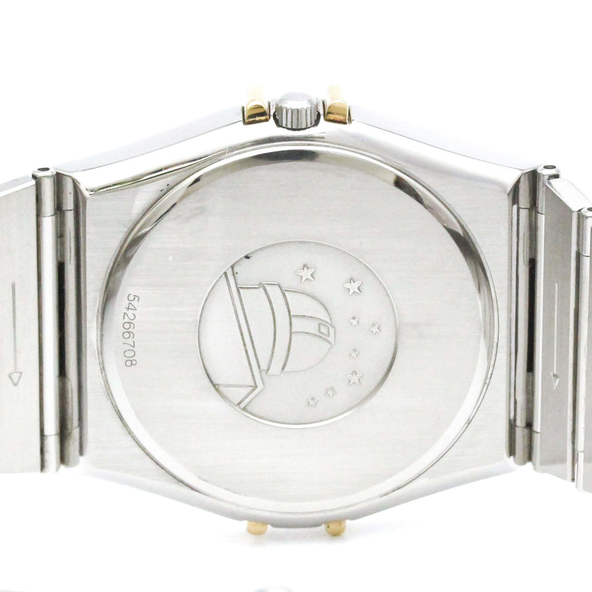 Omega Constellation Gmt Stainless Steel And Yellow Gold (18K) Watch (Pre-Owned)