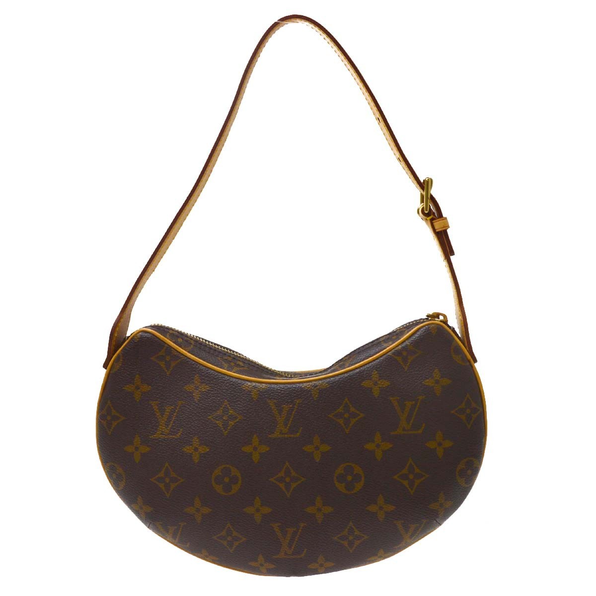 Louis Vuitton Croissant Monogram Canvas Brown Canvas Handbag (Pre-Owned)