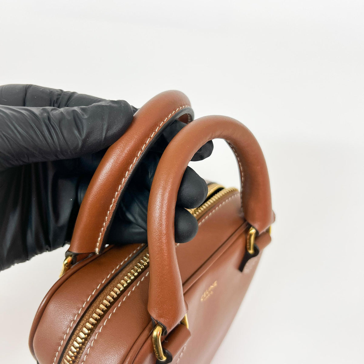 Celine Heart Leather Brown Calfskin Handbag (Pre-Owned)