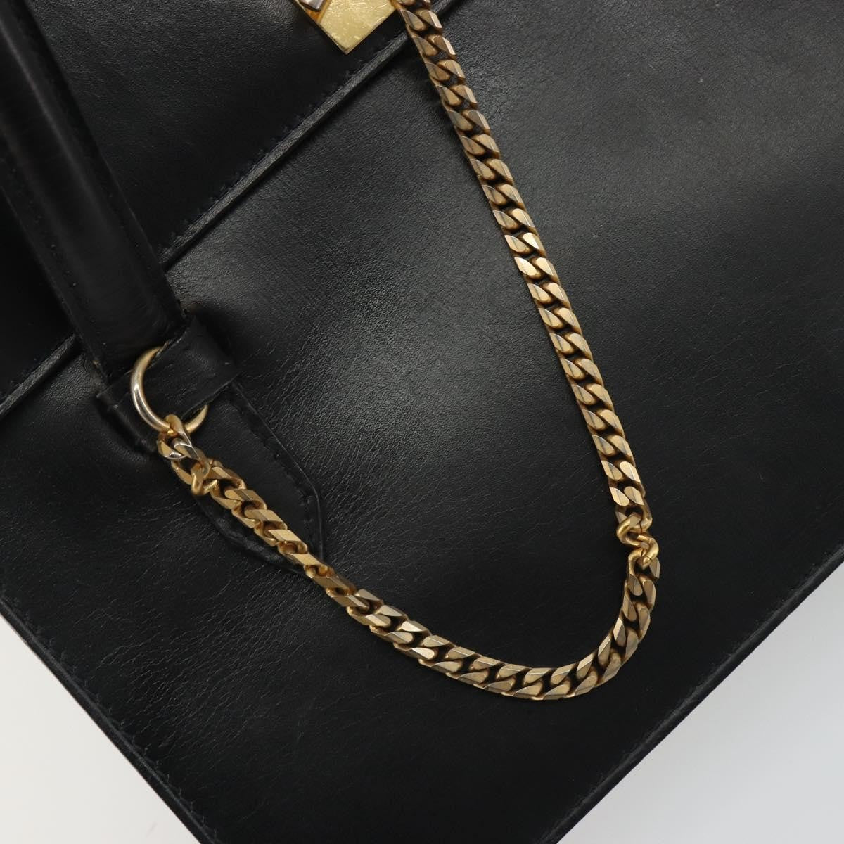 Celine Handbag Leather Black Leather Handbag (Pre-Owned)
