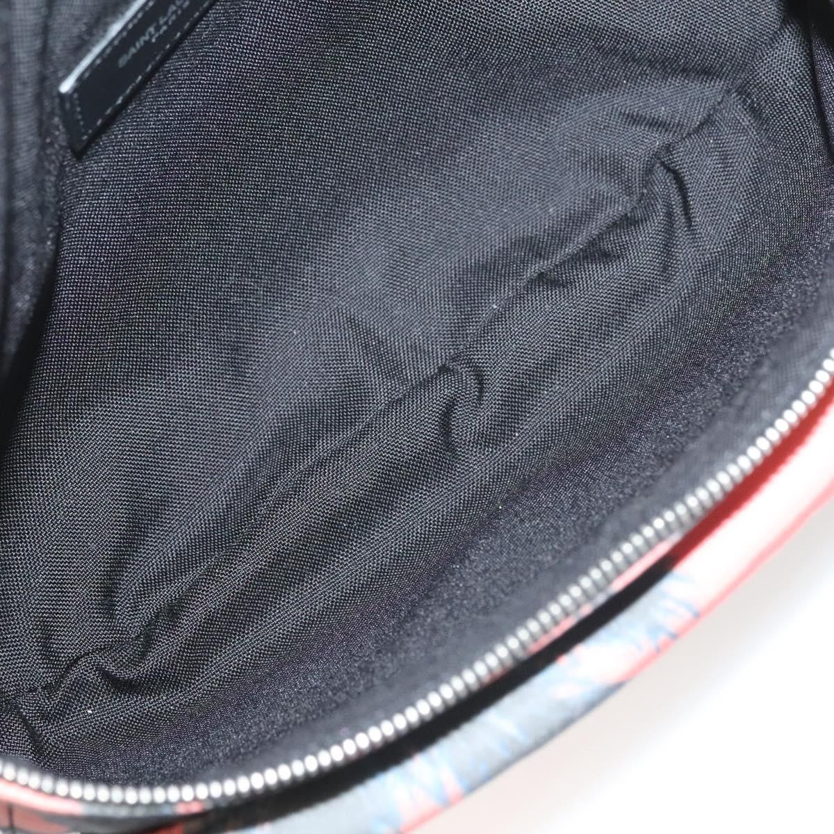 Saint Laurent Front Pocket Waist Printed Nylon Pink Nylon Shoulder Bag Bag (Pre-Owned)