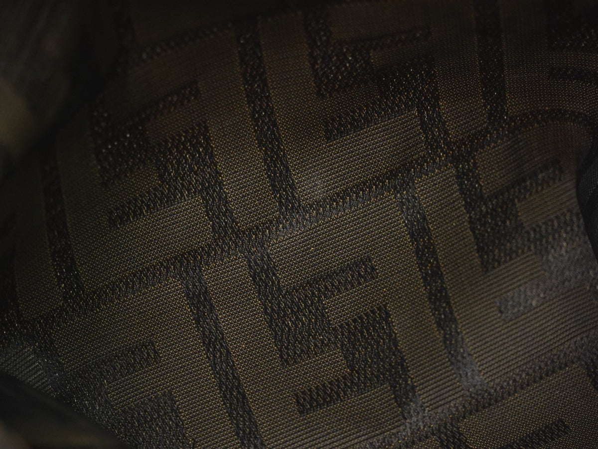 Fendi Convertible Zucca Canvas Brown Canvas Tote Bag Bag (Pre-Owned)