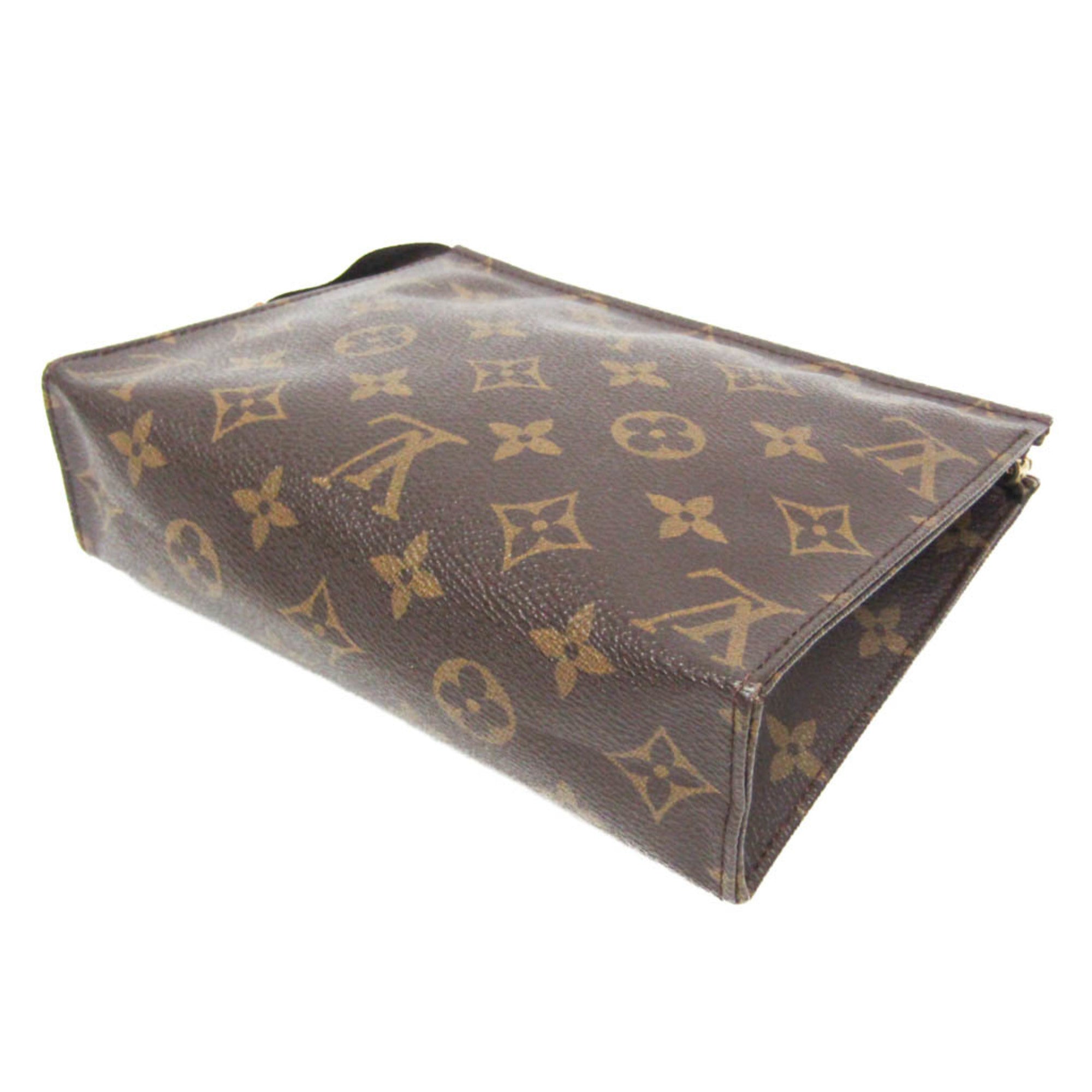 Louis Vuitton Toiletry Monogram Canvas Brown Canvas Clutche & Pouche Bag (Pre-Owned)